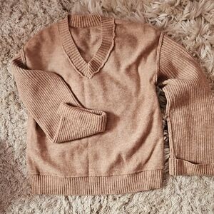 Oversized Tan Sweater